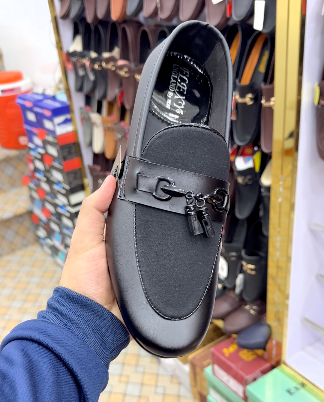 Black Suade Premium Loafer | With Soft Padding And Rubber Sole