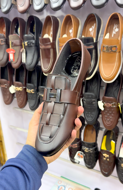 Premium Brown Loafer | Medicated Sole And Padding