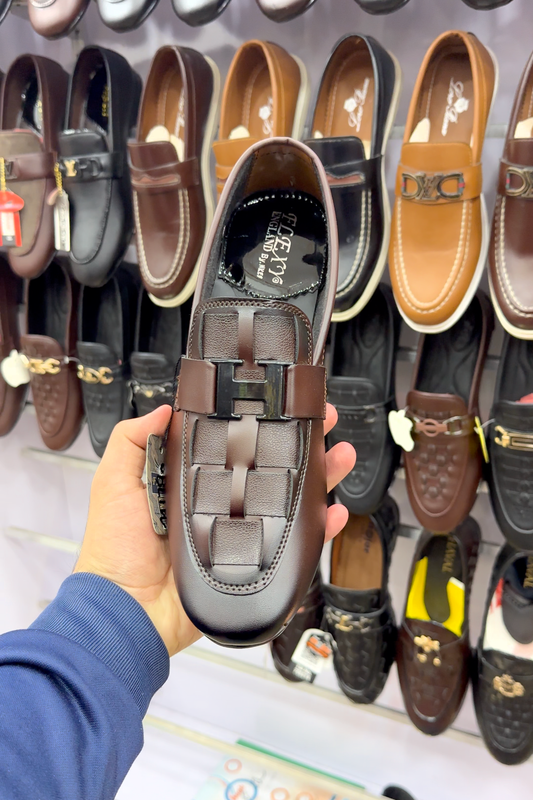 Premium Brown Loafer | Medicated Sole And Padding