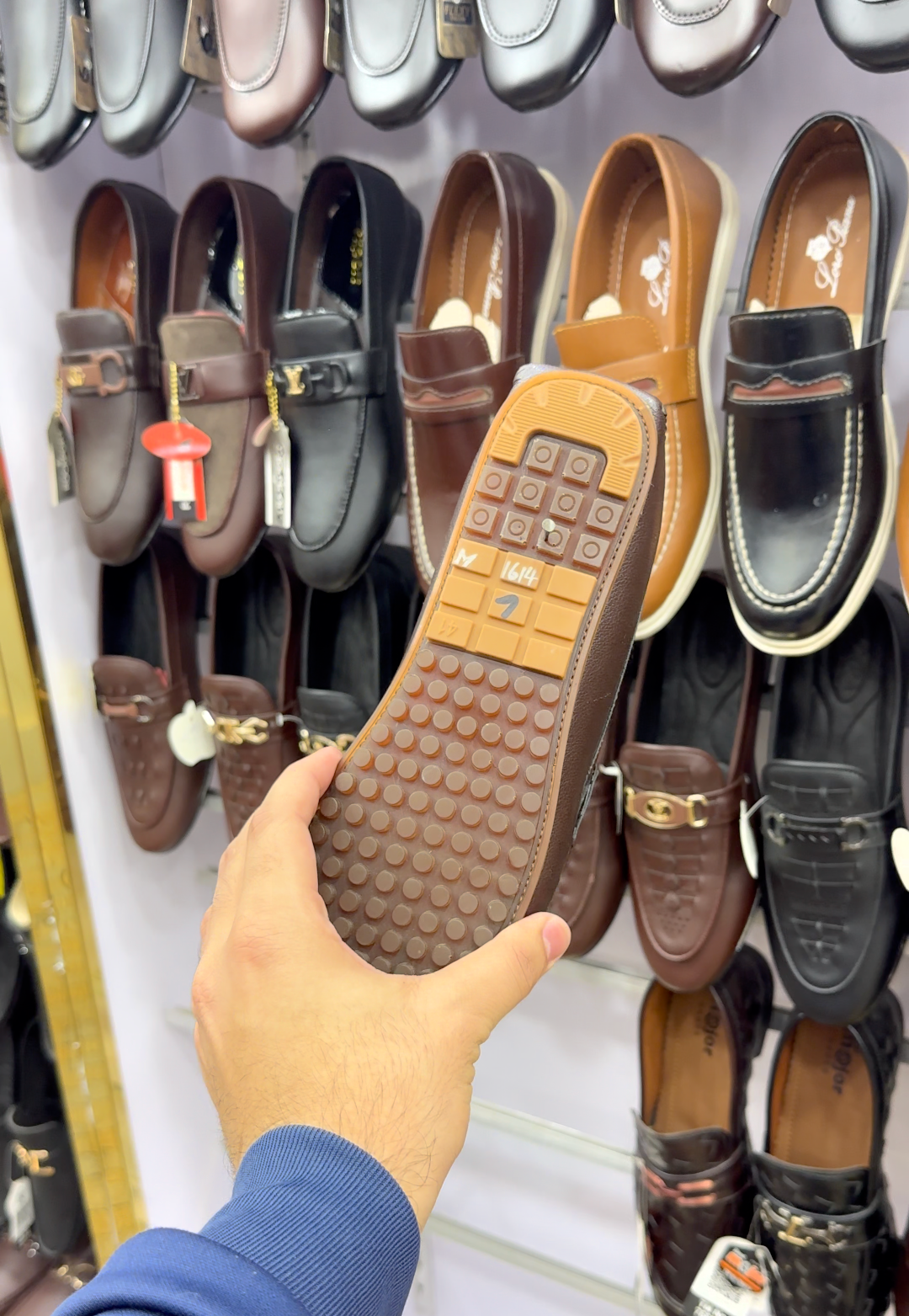 Brown Knitted Loafer With Medicated Sole and Padding